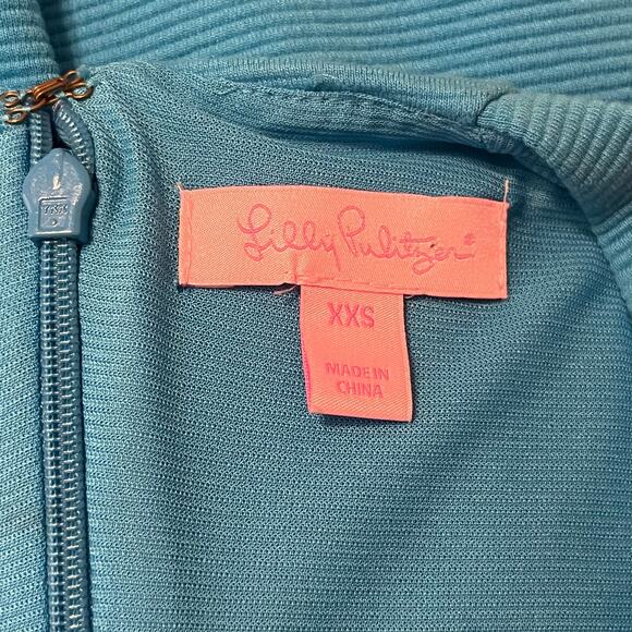 Lilly Pulitzer Charlena Shift Dress Ariel Blue - Picture 9 of 11